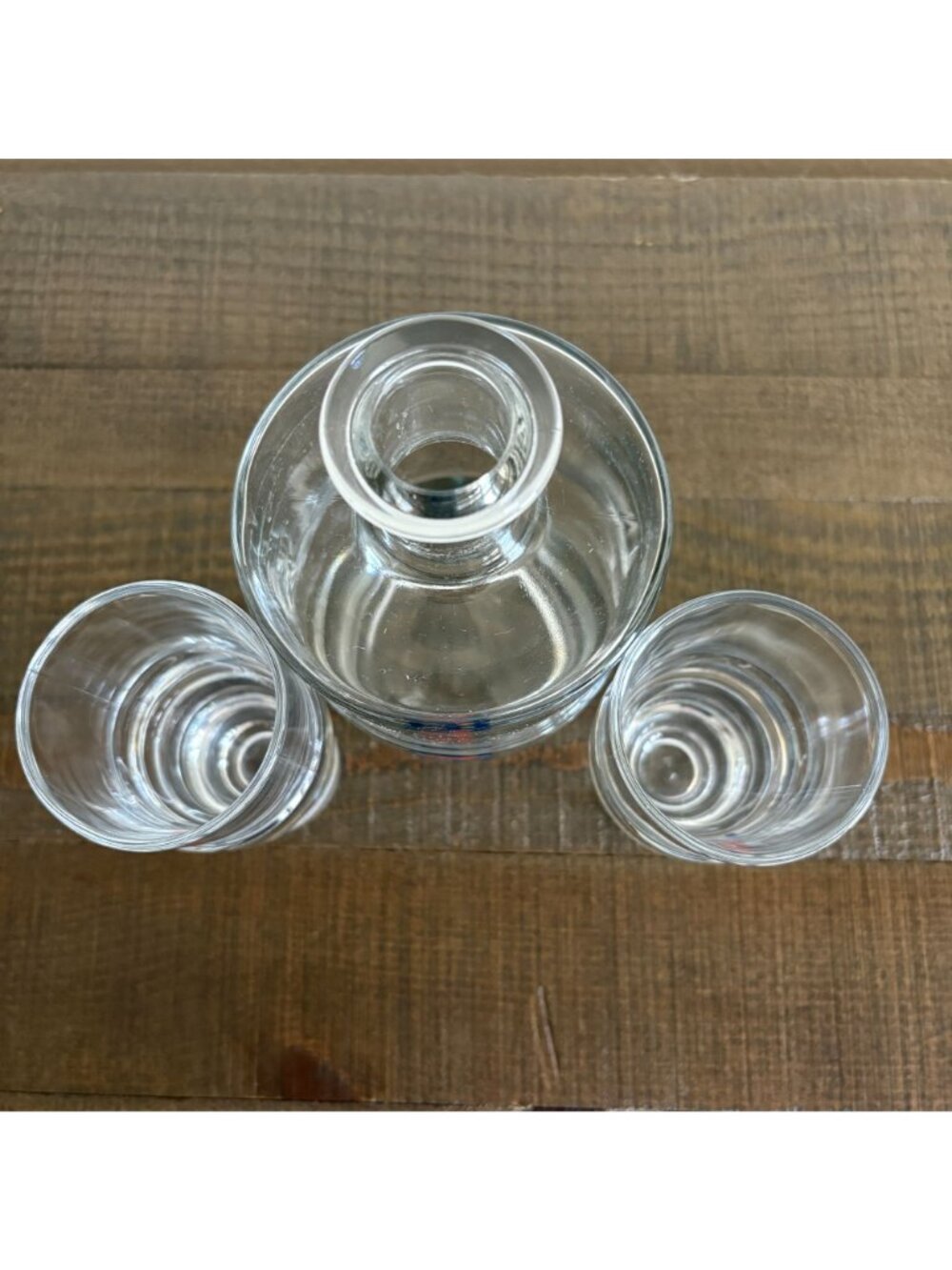 Vintage Pastis 51 WaterBarrel Carafe Set of 2 Glasses Shot Glass Retro Barware - Picture 5 of 9